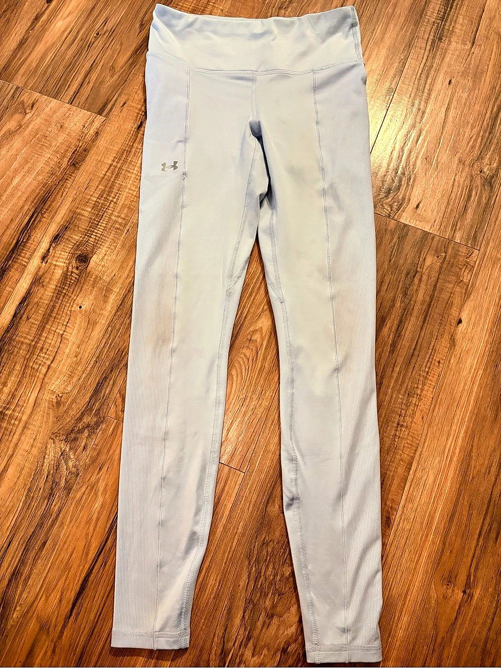 Under Armour UA Meridian Rib Ankle Leggings Small Light Purple